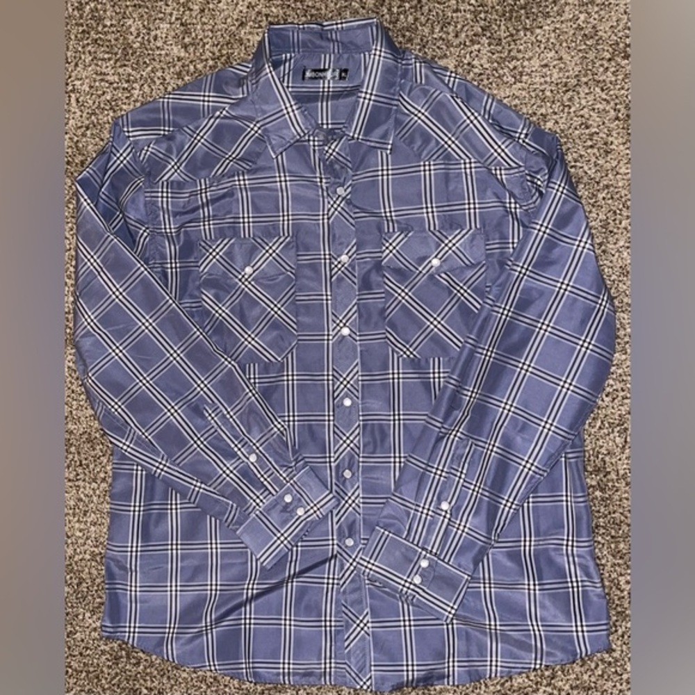 JMBONHEUR Men’s Pearl Snap XL Shirt